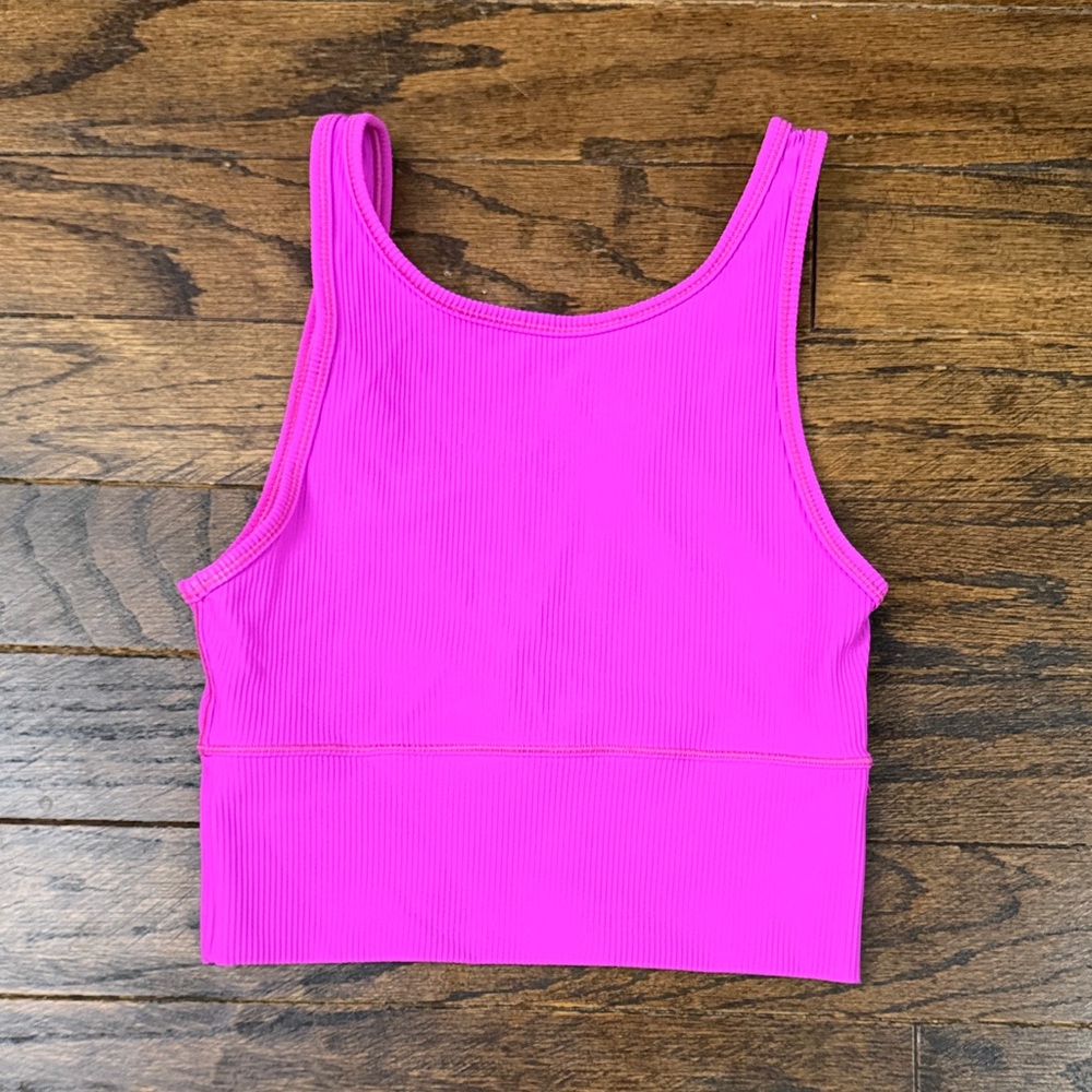 Lululemon Athletica Sonic Pink Tank Top